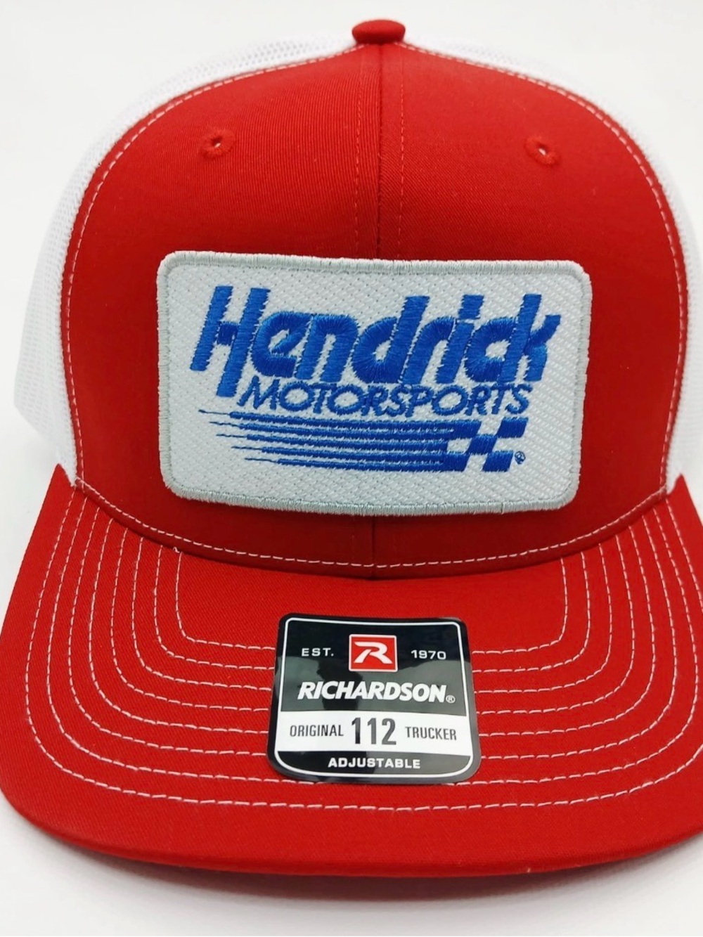 Hendrick Motorsports Embroidered Patch Richardson 112 Hat Cap Red